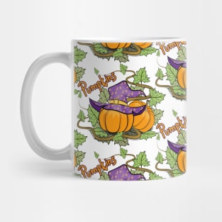 Pumpkins Pattern Art Mug